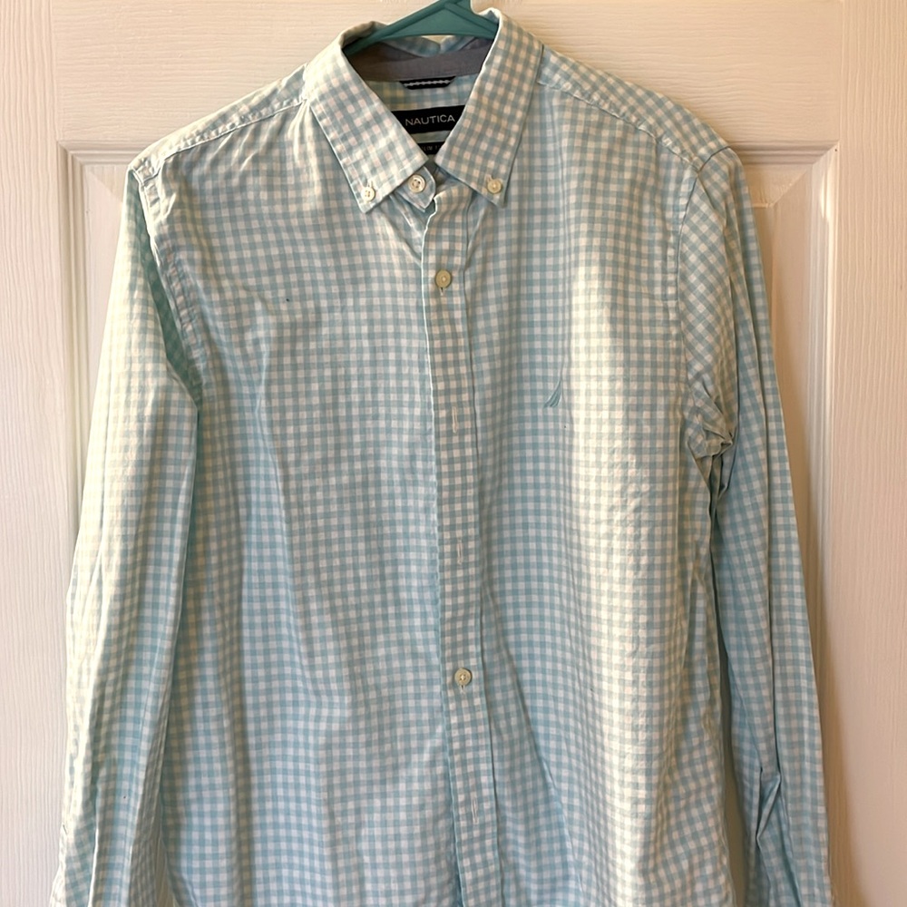 Nautica size small light blue shirt